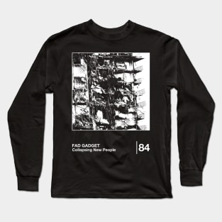 Fad Gadget / Minimal Style Graphic Artwork Design Long Sleeve T-Shirt